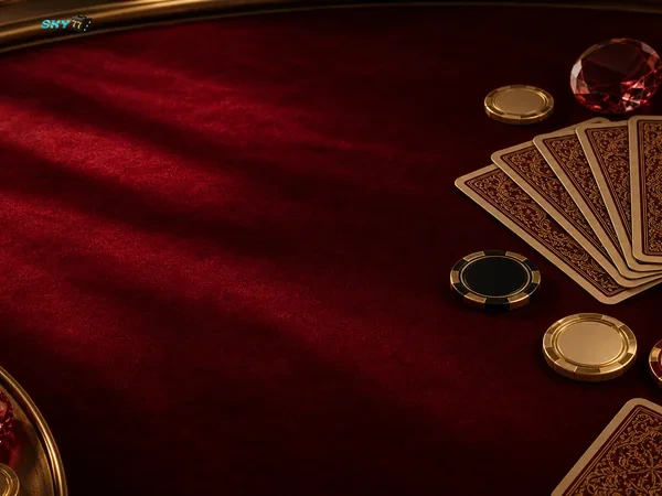 Layar permainan European Blackjack di perangkat seluler